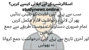 how to apply for BEEF District Topper scholarship 2026 step by step process for students
